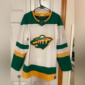 Authentic Adidas Minnesota Wild Retro Jersey